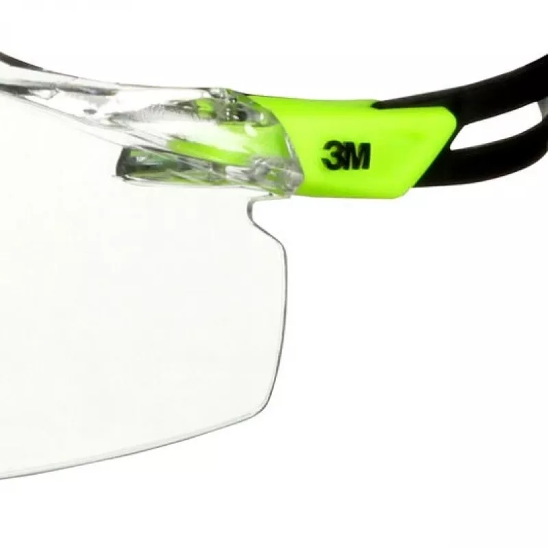 3M SF501SGAF-GRN-EU aizsargbrilles Polikarbonāts (PC) Melna, Zaļa