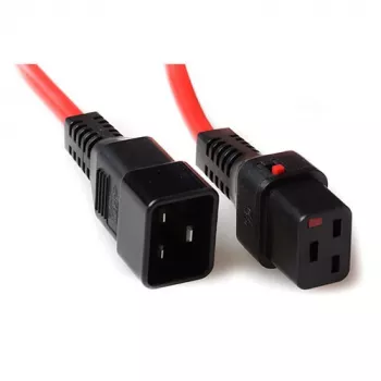 ACT strāvas vads C19 IEC Lock C20 sarkans 2 m 16 A 230 V
