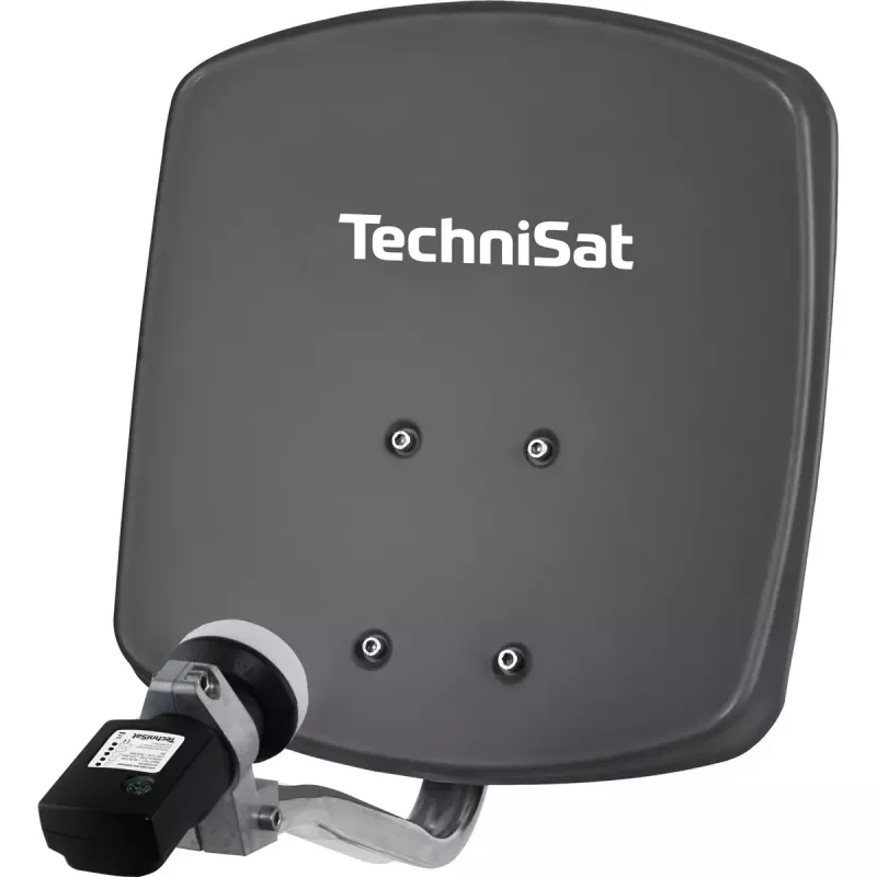 Satelītantena TECHNIVOLT DIGIDISH 33 — Alumīnijs, 33 cm, Pastiprinājums 30 dBi, Pelēks
