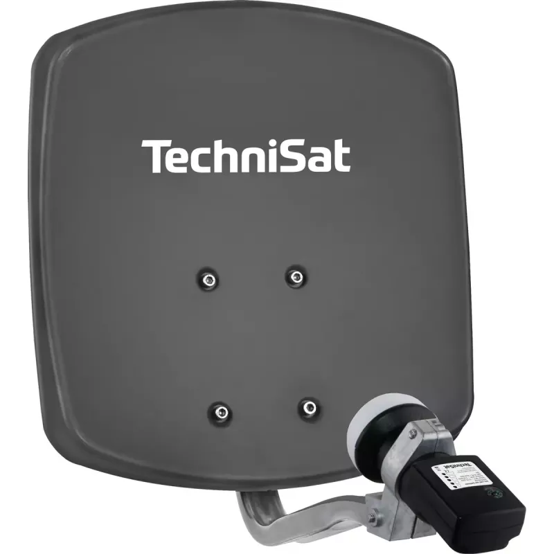 Satelītantena TECHNIVOLT DIGIDISH 33 — Alumīnijs, 33 cm, Pastiprinājums 30 dBi, Pelēks