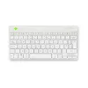 R-Go Tools Ergonomiskā tastatūra R-Go Compact Break, kompakta tastatūra ar pārtraukuma programmatūru, QWERTY (UK), Bluetooth, balta