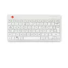 R-Go Tools Ergonomiskā tastatūra R-Go Compact Break, kompakta tastatūra ar pārtraukuma programmatūru, QWERTY (UK), Bluetooth, balta