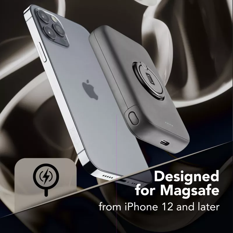 Cellularline Wireless Power Bank MAG 5000 Pārnēsājams lādētājs, saderīgs ar MagSafe sistēmu
