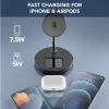 Cellularline Mag Duo Wireless Charger 2-in-1 bezvadu uzlādes turētājs Apple ierīcēm