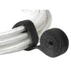 Hama 00221007 kabeļu saite Āķa un cilpas kabeļu saite Neilons Melna 1 gab.