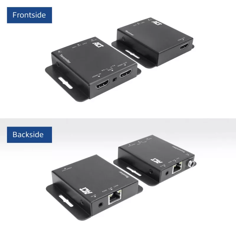 ACT 4K HDMI 1.4 pagarinātāja komplekts, izmantojot CAT6 UTP, ar IR atbalstu, 40 metri