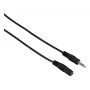Audio kabelis Hama 00182071 5m 3.5mm vīrišķais–sievišķais melns