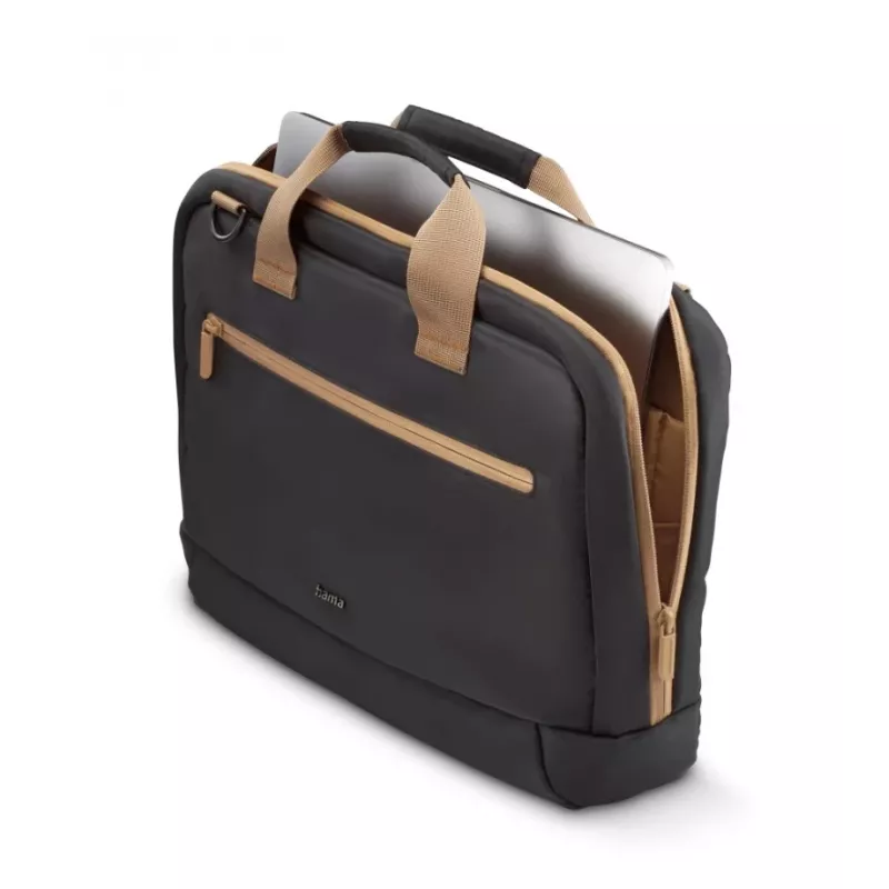 Hama 00222053 portatīvā datora soma 41,1 cm (16,2 collas) ratiņsoma Bēša, Melna