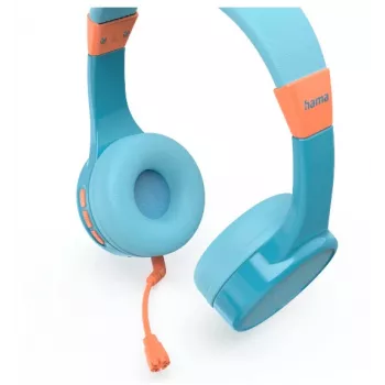 Hama Teens Guard II Headset Wireless Head-band Calls/Music USB Type-C Bluetooth Blue, oranža