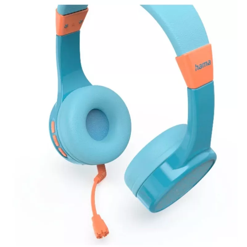 Hama Teens Guard II Headset Wireless Head-band Calls/Music USB Type-C Bluetooth Blue, oranža