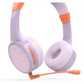Hama Teens Guard II Headset Wireless Head-band Calls/Music USB Type-C Bluetooth oranža, violeta