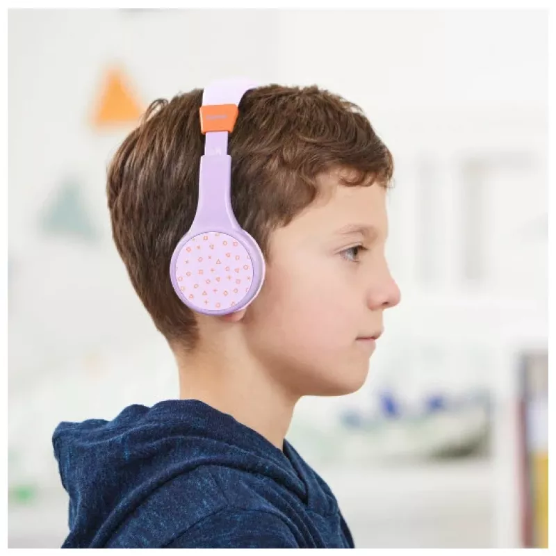 Hama Teens Guard II Headset Wireless Head-band Calls/Music USB Type-C Bluetooth oranža, violeta