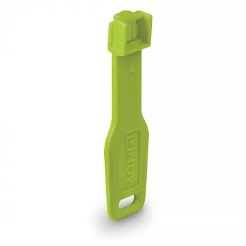 Lindy RJ45 portu bloķētāji zaļi, 10x + 1 atslēga, Portu bloķētājs + atslēga, RJ-45, Zaļa, Akrilnitrila butadiēna stirols (ABS), 10 gab., Polimaisiņš
