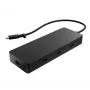 HP 4K USB-C Multiport Hub, USB Type-C, USB Type-C, 10000 Mbit/s, 3840 x 2160, Melns, 65 W