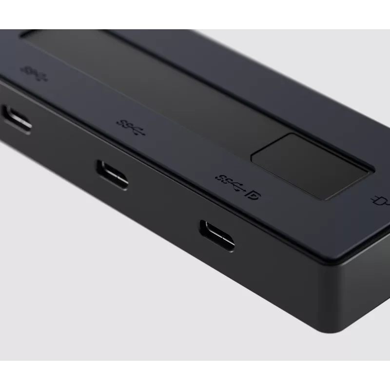 HP 4K USB-C Multiport Hub, USB Type-C, USB Type-C, 10000 Mbit/s, 3840 x 2160, Melns, 65 W