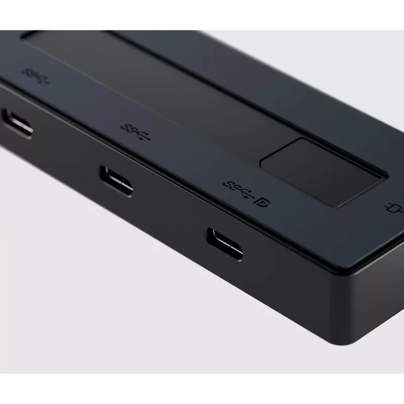 HP 4K USB-C Multiport Hub, USB Type-C, USB Type-C, 10000 Mbit/s, 3840 x 2160, Melns, 65 W