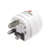 Hama 00223483 strāvas kontaktligzdas adapteris G tipa (UK) uz F tipa, balts