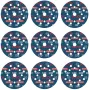 Sanding disc Bosch 2608902407 Ø125 mm — 1 gabals abrazīvais disks rotējošajām/orbitālajām slīpmašīnām