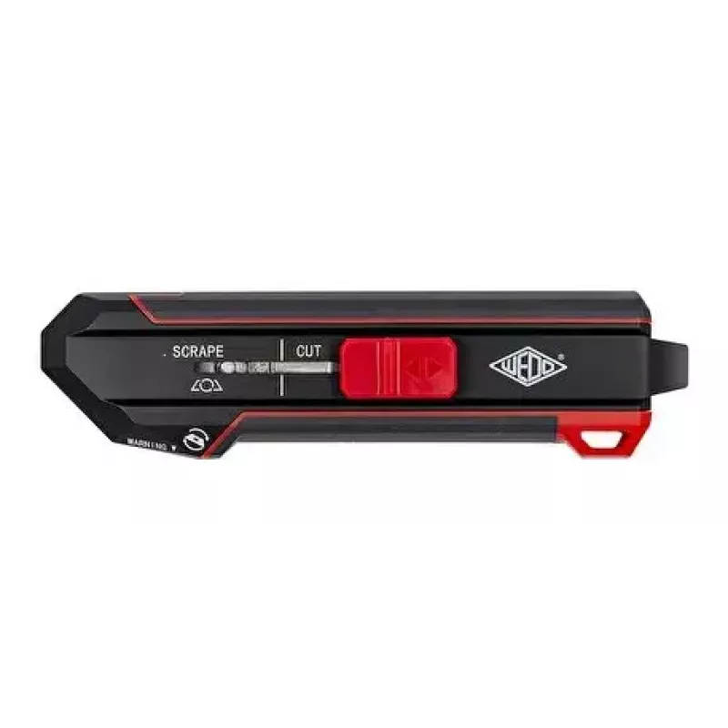 Utility knife WEDO 78 822 Melns Red Snap-off blade 50mm 175mm