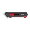 Utility knife WEDO 78 822 Melns Red Snap-off blade 50mm 175mm