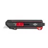 Utility knife WEDO 78 822 Melns Red Snap-off blade 50mm 175mm