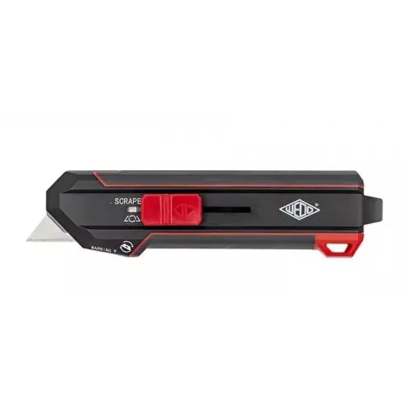 Utility knife WEDO 78 822 Melns Red Snap-off blade 50mm 175mm