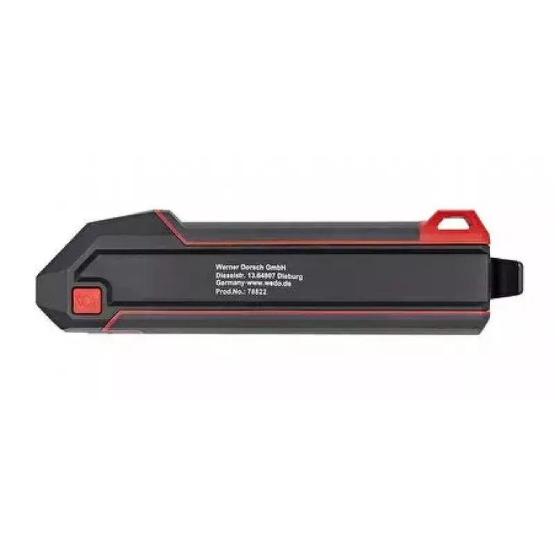 Utility knife WEDO 78 822 Melns Red Snap-off blade 50mm 175mm