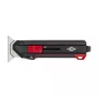 Utility knife WEDO 78 822 Melns Red Snap-off blade 50mm 175mm