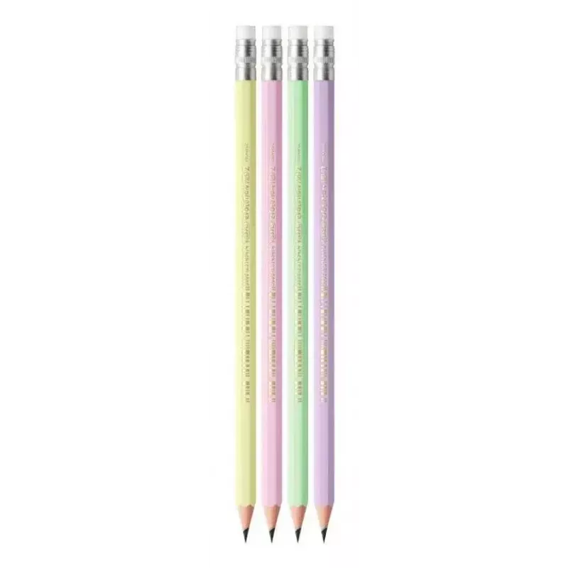 Zīmuļu komplekts TEKA BIC Evolution HB, sešstūraini koka zīmuļi, iepakojumā 12, dažādu krāsu sortimentā