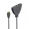 Hama 00205101 HDMI kabelis 0,55 m HDMI Type A (Standard) 3 x HDMI Type A (Standard) Melns