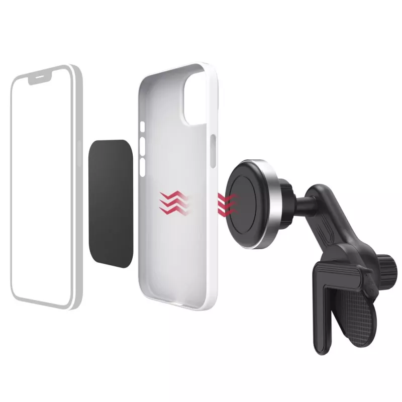 Hama 00201988 turētājs Active holder Mobilais tālrunis/Viedtālrunis Melns, Sudrabains