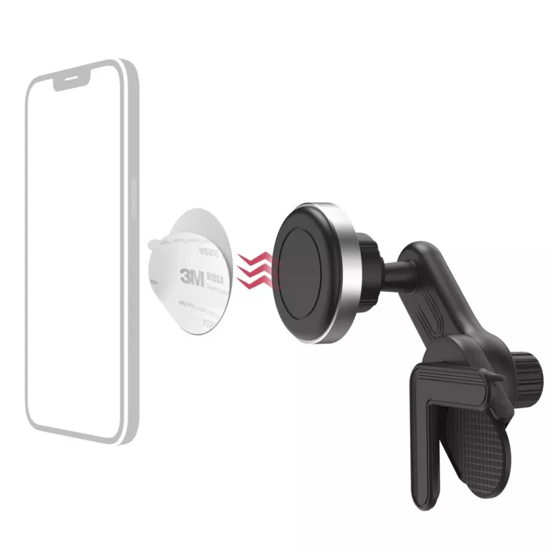 Hama 00201988 turētājs Active holder Mobilais tālrunis/Viedtālrunis Melns, Sudrabains
