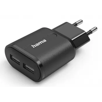 Hama 00201971 mobilās ierīces lādētājs Viedtālrunis Melns Maiņstrāva Iekštelpām