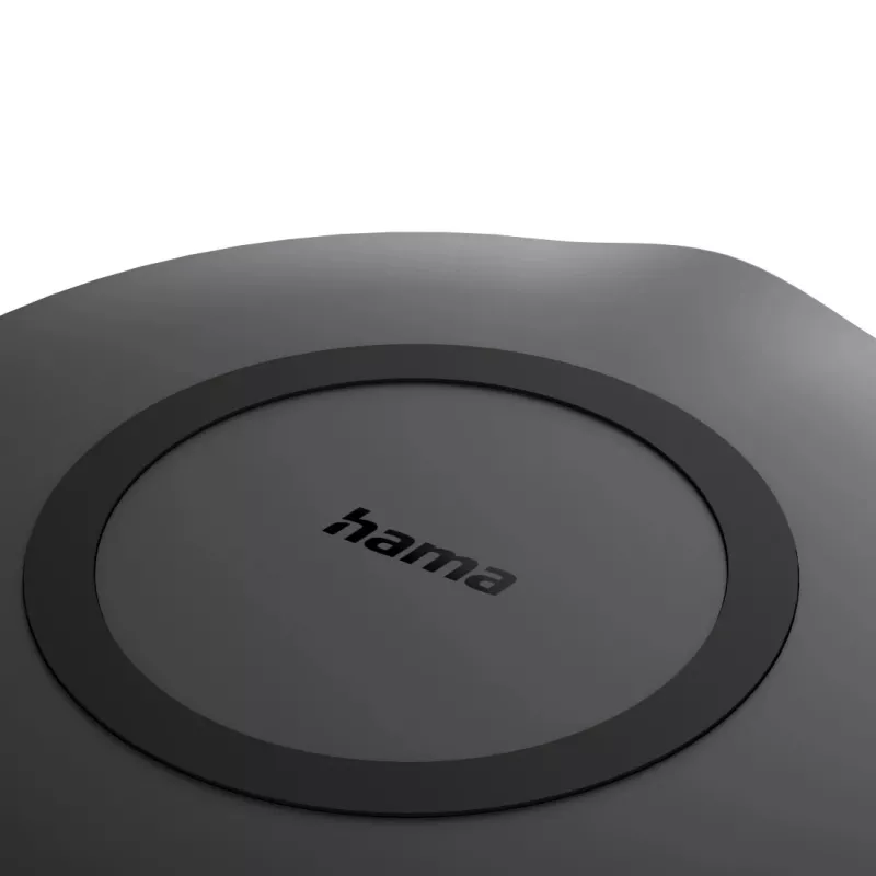 Hama 00201746 mobilās ierīces lādētājs viedtālrunim melns maiņstrāvas bezvadu uzlāde ātrā uzlāde telpām