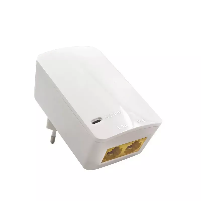 PoE injektors MicroConnect MC-POEINJ-EU — viena porta jauda caur Ethernet