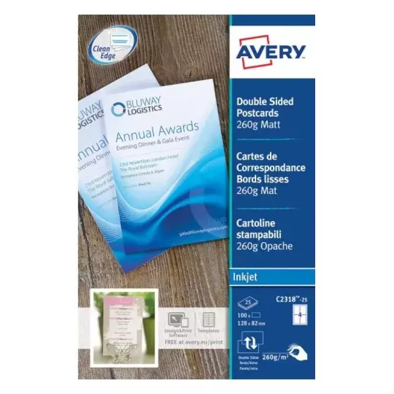 Drukas papīrs A4 Avery C2318-25I