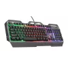 Gaming tastatūra Trust GXT 856 Torac USB QWERTZ vācu melns RGB LED