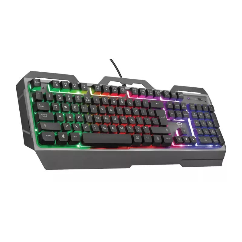 Gaming tastatūra Trust GXT 856 Torac USB QWERTZ vācu melns RGB LED