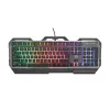 Gaming tastatūra Trust GXT 856 Torac USB QWERTZ vācu melns RGB LED
