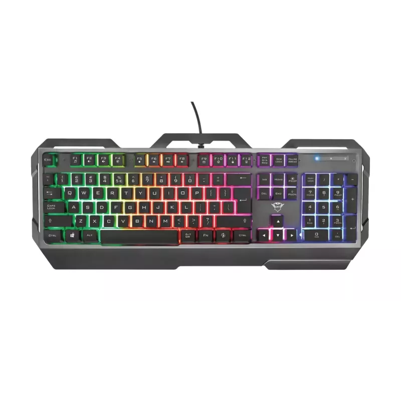 Gaming tastatūra Trust GXT 856 Torac USB QWERTZ vācu melns RGB LED
