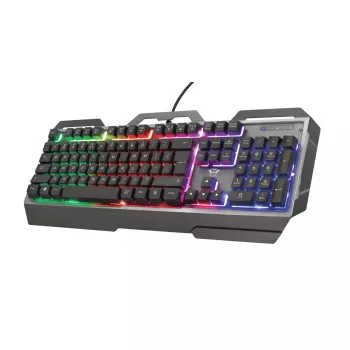 Gaming tastatūra Trust GXT 856 Torac USB QWERTZ vācu melns RGB LED