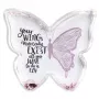 Hama Butterfly viena attēla rāmis rozā, caurspīdīgs