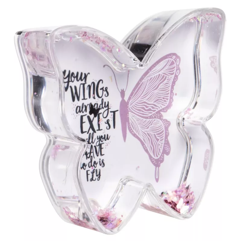 Hama Butterfly viena attēla rāmis rozā, caurspīdīgs