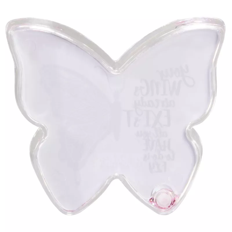 Hama Butterfly viena attēla rāmis rozā, caurspīdīgs