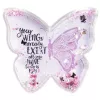 Hama Butterfly viena attēla rāmis rozā, caurspīdīgs