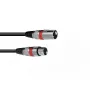Audio kabelis Omnitronic 30220401 0.5 m XLR 3-pin melns