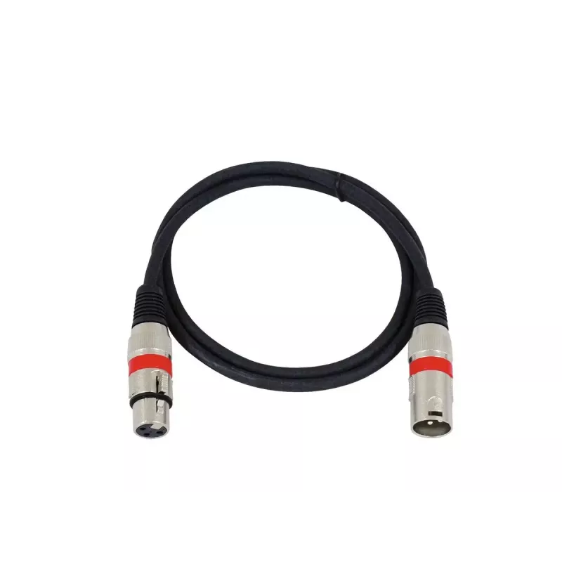 Audio kabelis Omnitronic 30220406 1 m XLR 3-pin melns