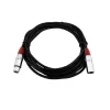 Audio kabelis XLR 3 kontaktu Omnitronic 3022050R 5 m melns