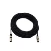 Audio kabelis Omnitronic 30220590 25m XLR 3-pin melns