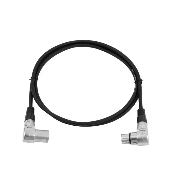 Audio kabelis Omnitronic 30220630 1,5m XLR 3-pin melns